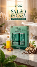 Kit Eico Salão Em Casa Cachos Definidos Shampoo + Condicionador 450ml