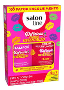 Shampoo 300ml + Creme Multifuncional 300ml Cachos Ostentação Salon Line