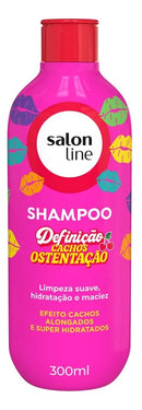 Shampoo 300ml + Creme Multifuncional 300ml Cachos Ostentação Salon Line